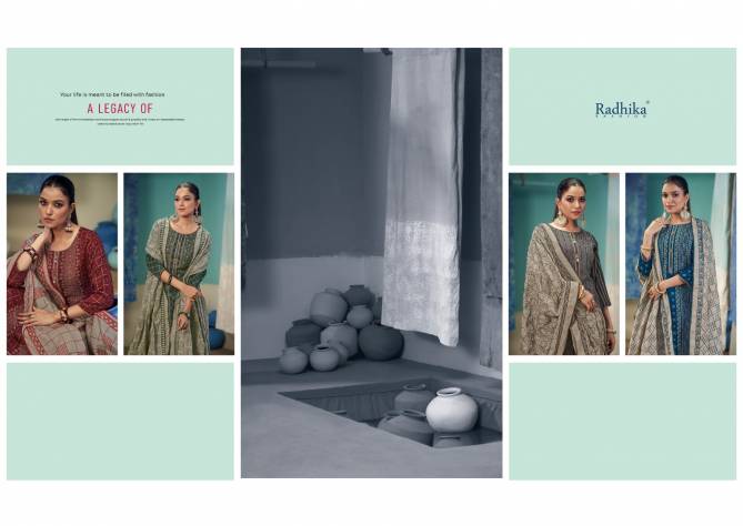 Azara Black Berry Vol 10 By Radhika Cotton Printed Dress Materials Wholesale Shop In Surat
